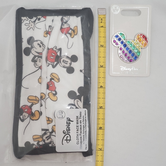 Disney Bundle Pride Rainbow Pin & Mask - Picture 7 of 9